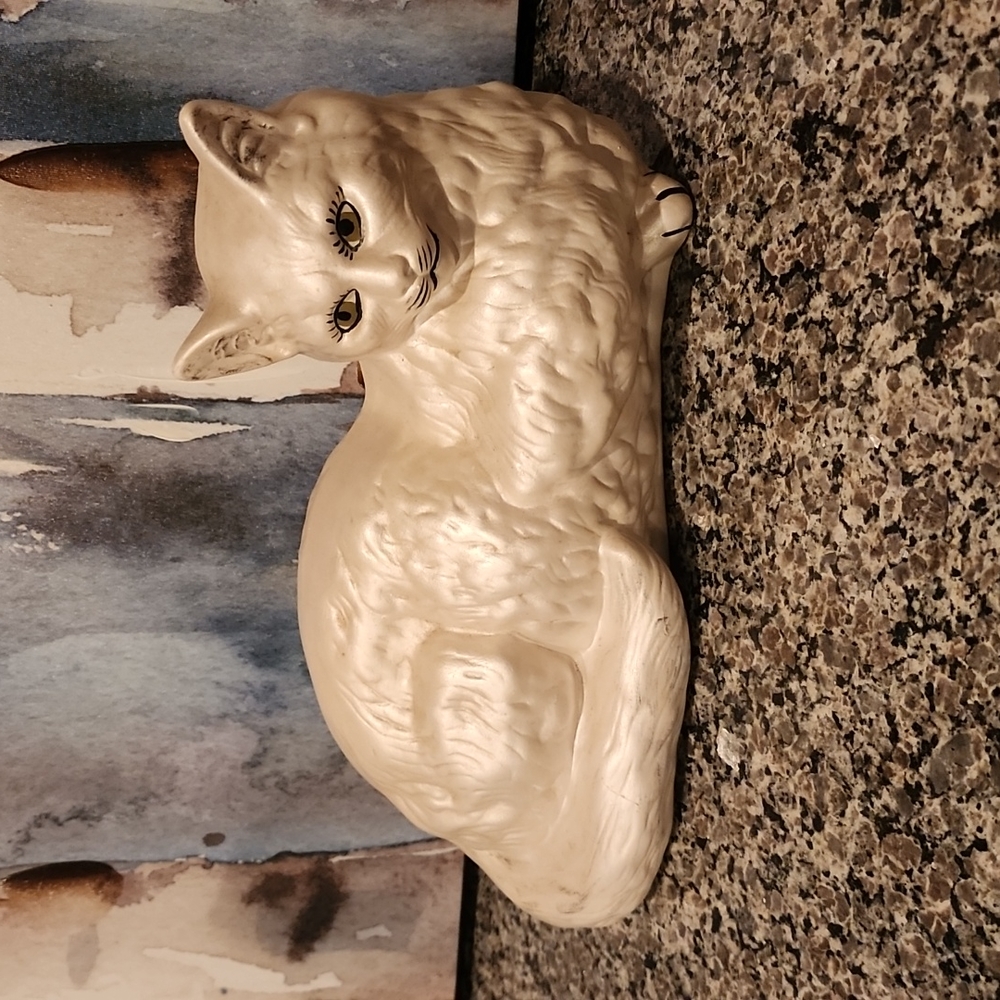 Vintage Cat Statue